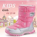 Stivali invernali larghezza E rosa numero 37 di pelle impermeabili per bambini 