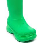 Stivali traforati larghezza E verdi numero 40 di gomma Balenciaga 