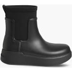 Stivali larghezza E scontati neri numero 37 di gomma idrorepellenti da pioggia per Donna Calvin Klein 