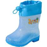 Stivali larghezza E azzurri numero 33,5 di gomma impermeabili da pioggia per bambini Generic 