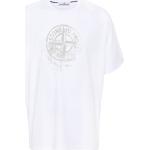 Stone Island T-shirt bianca logo Compass