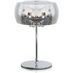 Lampade da tavolo design grigie di vetro compatibile con G9 