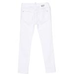 Jeans dritti scontati classici bianchi per Donna Dsquared2 
