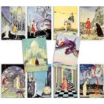 Strand Clothing Cartoline d'arte vintage Set di 10 - Cartoline di libri di fiabe