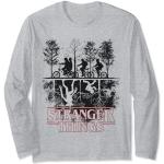 Magliette & T-shirt grigie S manica lunga con manica lunga per Donna Stranger Things 