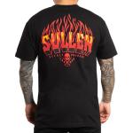 Sullen Men's Inferno Standard Black Short Sleeve T Shirt XL
