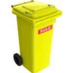 Bidoni 120L gialli per rifiuti 