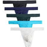 Perizoma string multicolore XXL taglie comode di nylon per l'estate per Uomo 