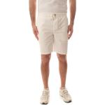 Pantaloni bianchi L di cotone Tencel con elastico per Uomo Sun 68 