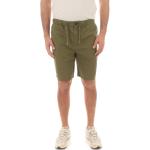 Pantaloni verdi M di cotone Tencel con elastico per Uomo Sun 68 