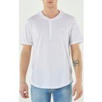 Magliette & T-shirt scontate bianche XXL taglie comode a girocollo per la primavera mezza manica con scollo rotondo per Uomo Sun 68 