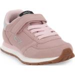 Sneakers stringate larghezza E rosa numero 34 chiusura velcro per bambina 