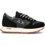 Sneakers larghezza E scontate nere numero 38 di tessuto sintetico con tacco da 3 cm a 5 cm per Donna Sun 68 