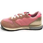 Sneakers larghezza E scontate casual rosa con glitter per Donna Sun 68 