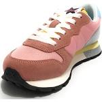 Sneakers larghezza E casual rosa numero 35 con glitter per bambini Sun 68 