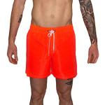 Pantaloncini arancioni XXL da mare per Uomo Sundek 