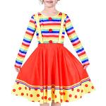 Costumi 8 anni da clown per bambina Sunny fashion di Amazon.it Amazon Prime 