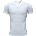 Magliette & T-shirt punk bianche M taglie comode con scollo tondo lavabili in lavatrice mezza manica con scollo rotondo per Uomo 