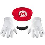 Costumi rossi Taglia unica da videogiochi Super Mario Mario 