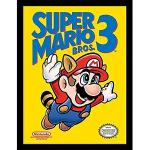 Poster multicolore di videogiochi Super Mario 