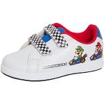 Scarpe larghezza E casual bianche numero 26,5 a quadri da skate per bambini Super Mario Mario Kart 