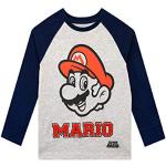 T-shirt manica lunga grigie 5 anni manica lunga per bambini Super Mario Mario 
