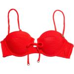 Top bikini scontati rossi XL in poliestere per Donna Superdry 