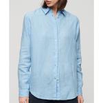 Camicie eleganti blu XS traspiranti mezza manica su misura per Donna Superdry 