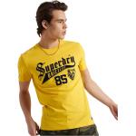 Magliette & T-shirt scontate classiche gialle M mezza manica con scollo rotondo per Uomo Superdry 