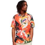 Camicie stampate scontate eleganti multicolore L mezza manica per Uomo Superdry 