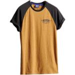 Magliette & T-shirt gialle S lavabili in lavatrice mezza manica con scollo rotondo per Uomo Superdry 