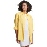 Bluse scontate casual gialle L di lino per Donna Superdry 