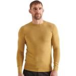 Maglie scontate casual gialle XXL taglie comode di lana merino con scollo tondo con girocollo per Uomo Superdry 