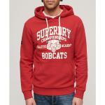 Superdry Track & Field Ath Graphic Hoodie Rosso 2XL Uomo
