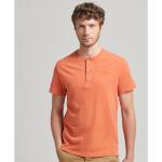 Magliette & T-shirt scontate arancioni L di cotone Bio mezza manica in serafino per Uomo Superdry 