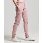 Pantaloni scontati rosa XS di cotone da jogging per Donna Superdry 
