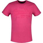 Magliette & T-shirt scontate rosa M lavabili in lavatrice mezza manica ricamate per Uomo Superdry 