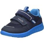 Sneakers basse larghezza E scontate casual blu numero 24 riflettenti per bambini Superfit 