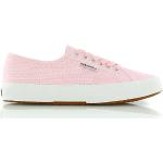 Sneakers stringate larghezza E casual rosa con stringhe traspiranti per Donna Superga Classic 