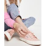 Sneakers stringate scontate rosa numero 36 di gomma antiscivolo Superga Classic 