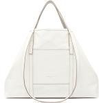 Shopping bags bianche di pelle per Donna Gianni Chiarini 