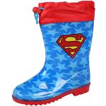 Stivali larghezza E numero 26 in PVC da pioggia per bambini Superman 