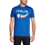 Supportershop Italia Calcio Fan T-Shirt. Uomo, Blu