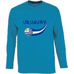 Maglie Uruguay blu XXL manica lunga per Uomo Supportershop 