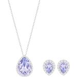 Swarovski Affascinante set di gioielli con cristalli blu Fashion Jewelry 5347548 (orecchini, collana)
