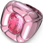 Anelli scontati rosa in alluminio con pietre per Donna Swarovski 