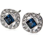 Orecchini scontati eleganti azzurri di cristallo con pietre per Donna Swarovski 
