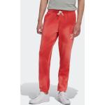 Pantaloni tuta scontati rossi S di cotone Bio per Uomo adidas 