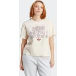 Magliette & T-shirt scontate bianche M di cotone con scollo rotondo per Donna adidas 