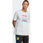 Magliette & T-shirt grigie XL di cotone con scollo rotondo adidas Graphic 
